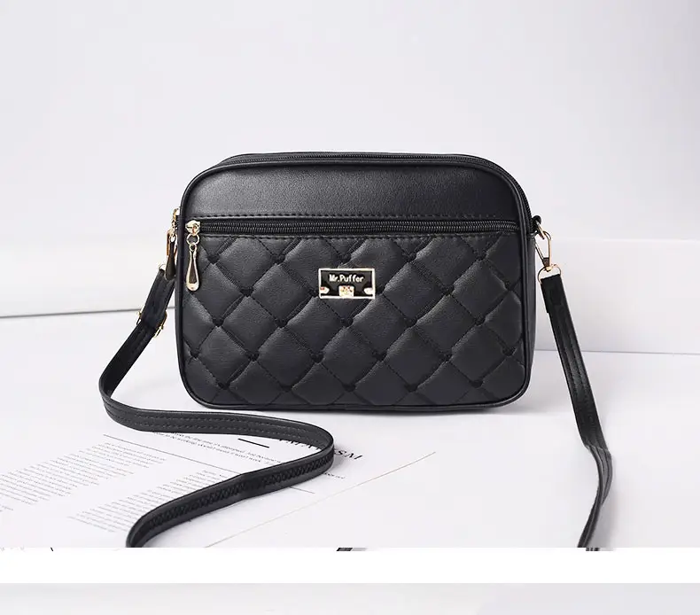 2024 Black Quilted Shoulder Bag for Women — feature 14