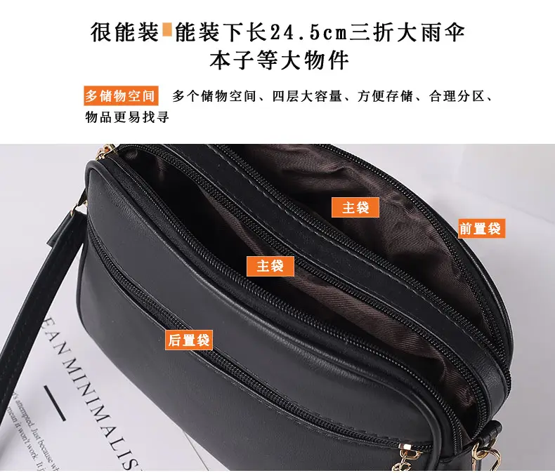 2024 Black Quilted Shoulder Bag for Women — feature 15