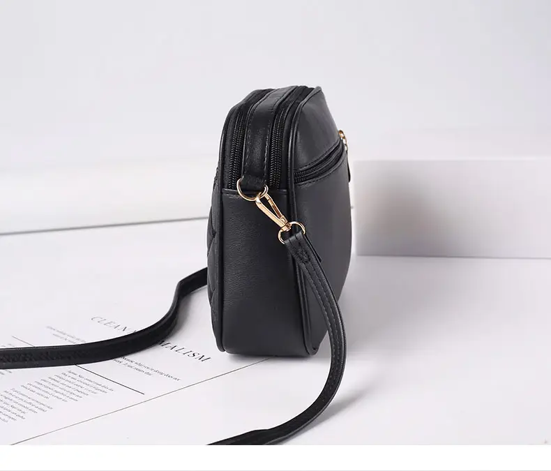 2024 Black Quilted Shoulder Bag for Women — feature 20