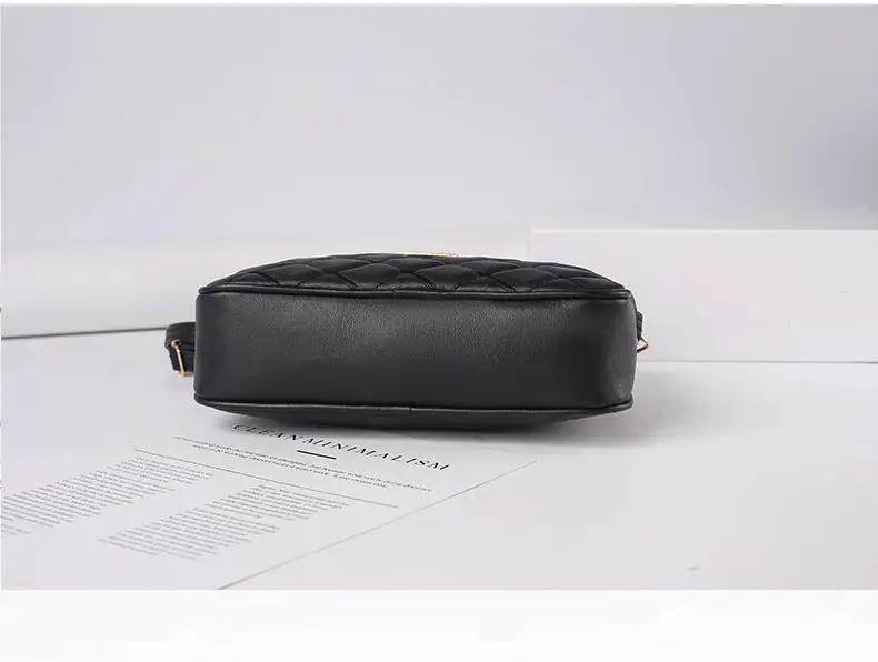 2024 Black Quilted Shoulder Bag for Women — feature 21