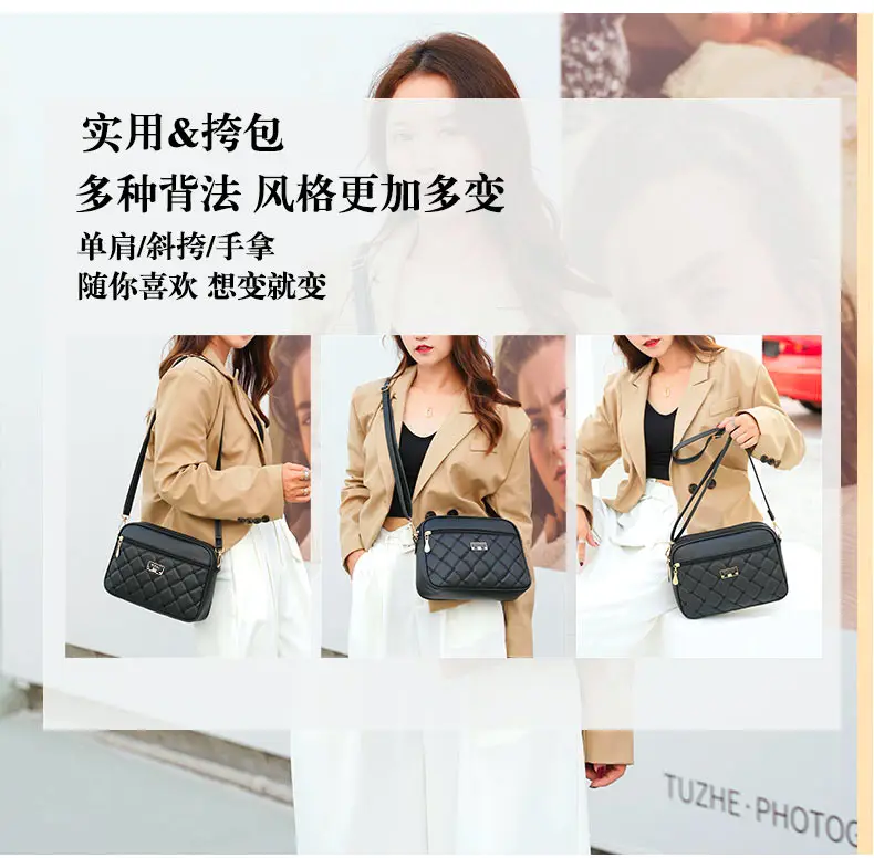 2024 Black Quilted Shoulder Bag for Women — feature 3