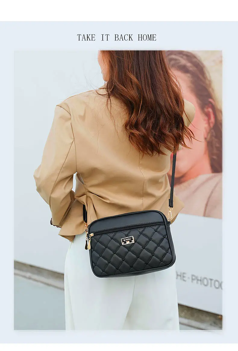 2024 Black Quilted Shoulder Bag for Women — feature 6