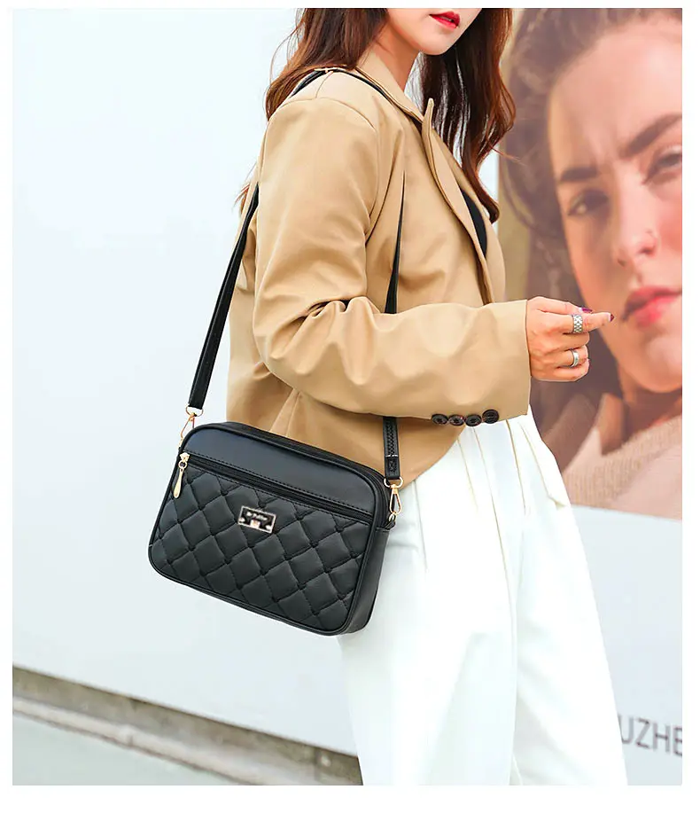 2024 Black Quilted Shoulder Bag for Women — feature 7