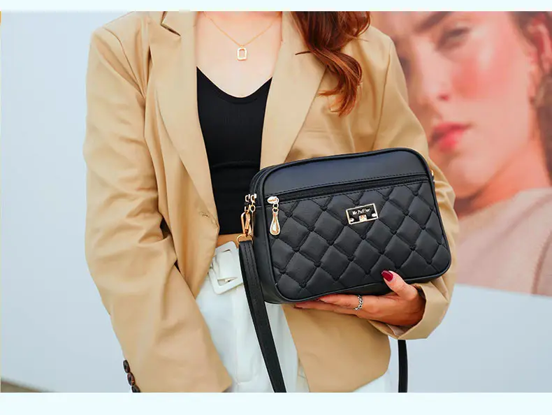 2024 Black Quilted Shoulder Bag for Women — feature 9