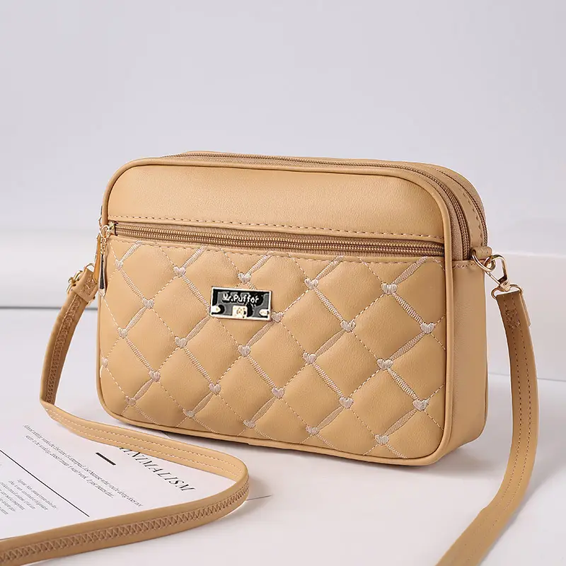 2024 Black Quilted Shoulder Bag for Women - Image 2