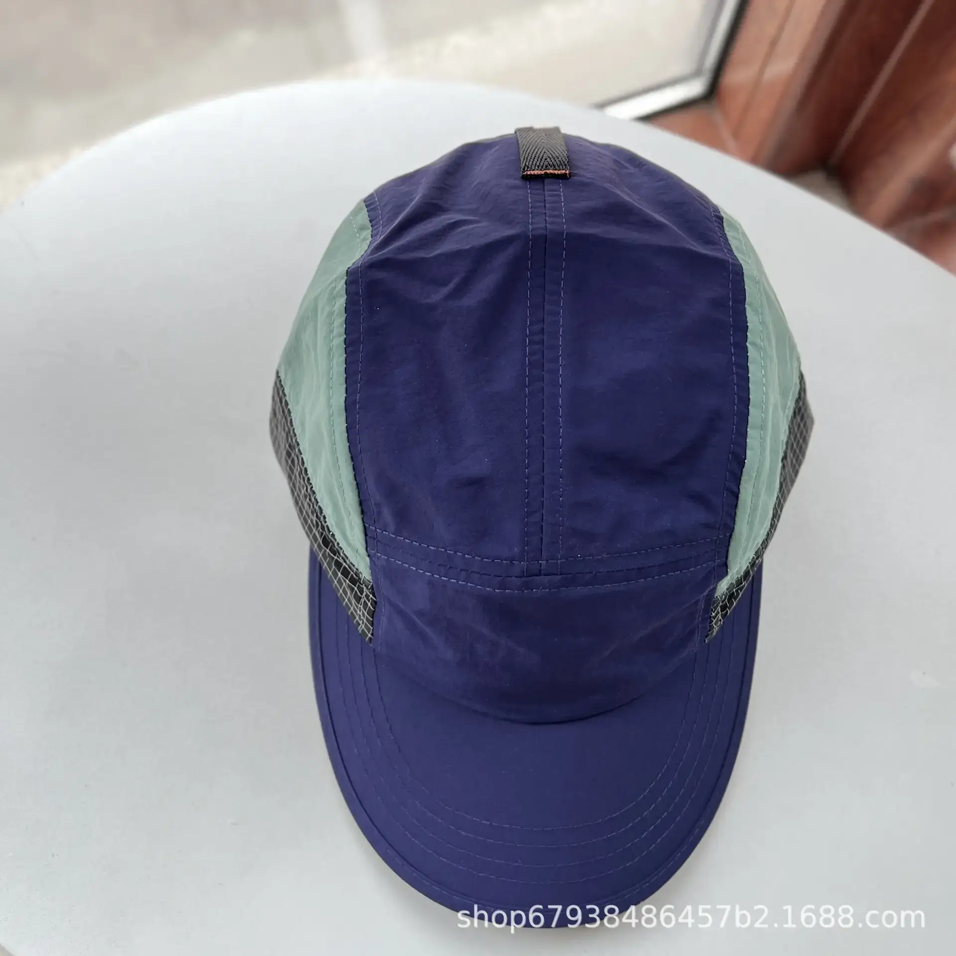 Blue Japanese Drawstring Baseball Cap for Men Women — feature 5