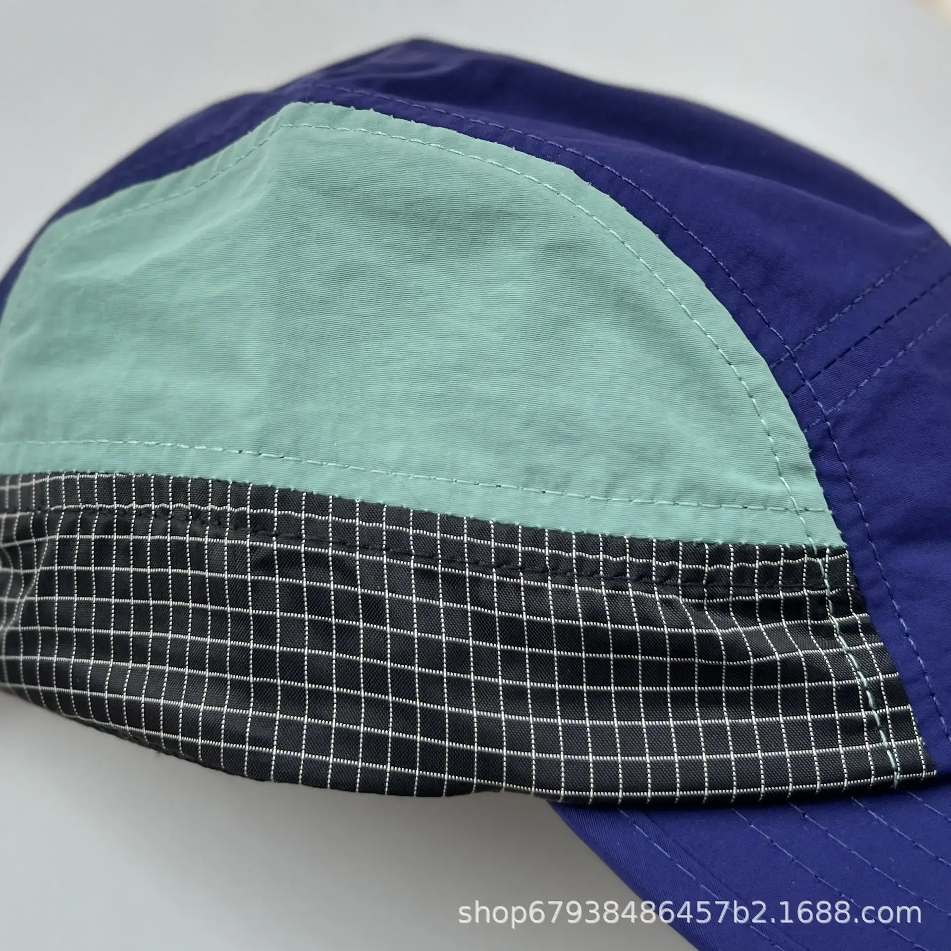Blue Japanese Drawstring Baseball Cap for Men Women — feature 8