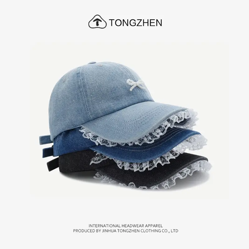 Japanese Style Pearl Bow Baseball Cap for Women - Image 5