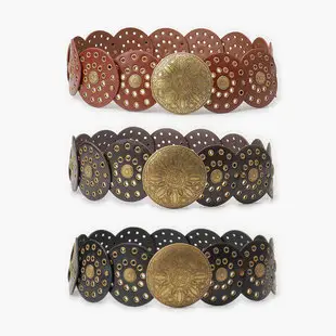 Western Denim Style Belt Women's Accessories Alloy Vintage Belt Women's Decorative Skirt Crock Pants Heavy Industry Wide Edition Belt — feature 6