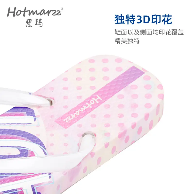 Hotmarzz Heima Women's New Flip Flops Jelly with Pink Slippers Summer Shopping Beach Flip Flops