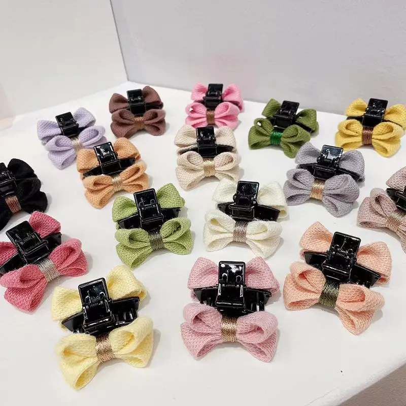 Qiao Meng Sweet Bow Flower Clip for Girls Summer Hair Accessories — feature 4