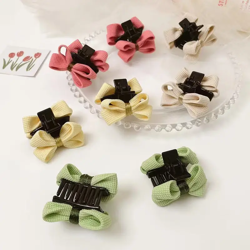 Qiao Meng Sweet Bow Flower Clip for Girls Summer Hair Accessories — feature 6