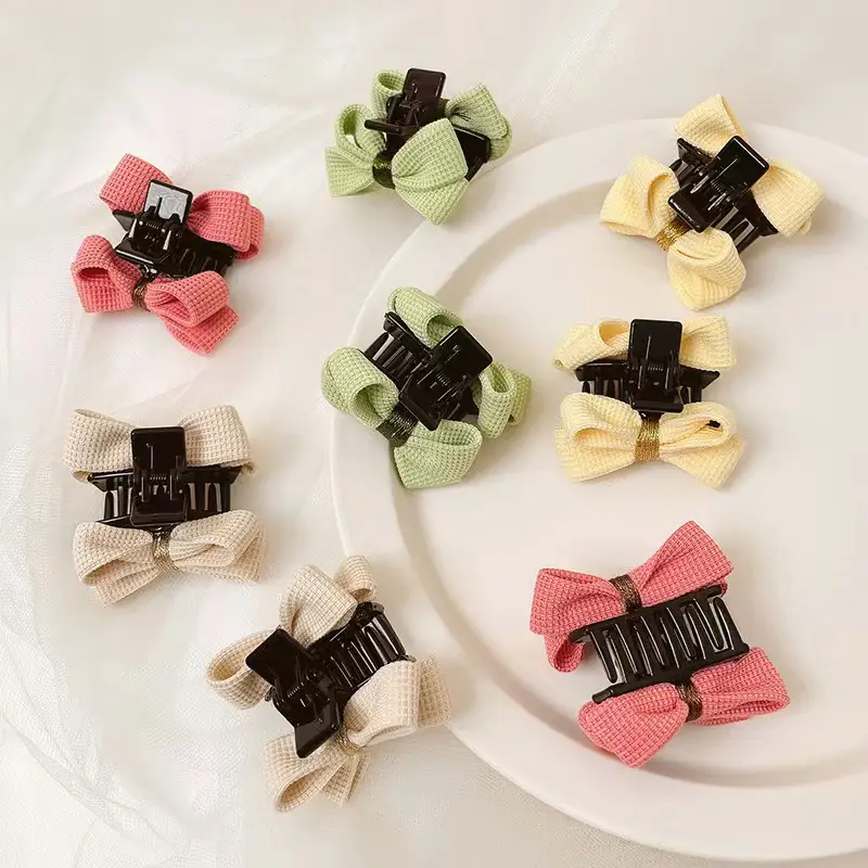 Qiao Meng Sweet Bow Flower Clip for Girls Summer Hair Accessories — feature 7