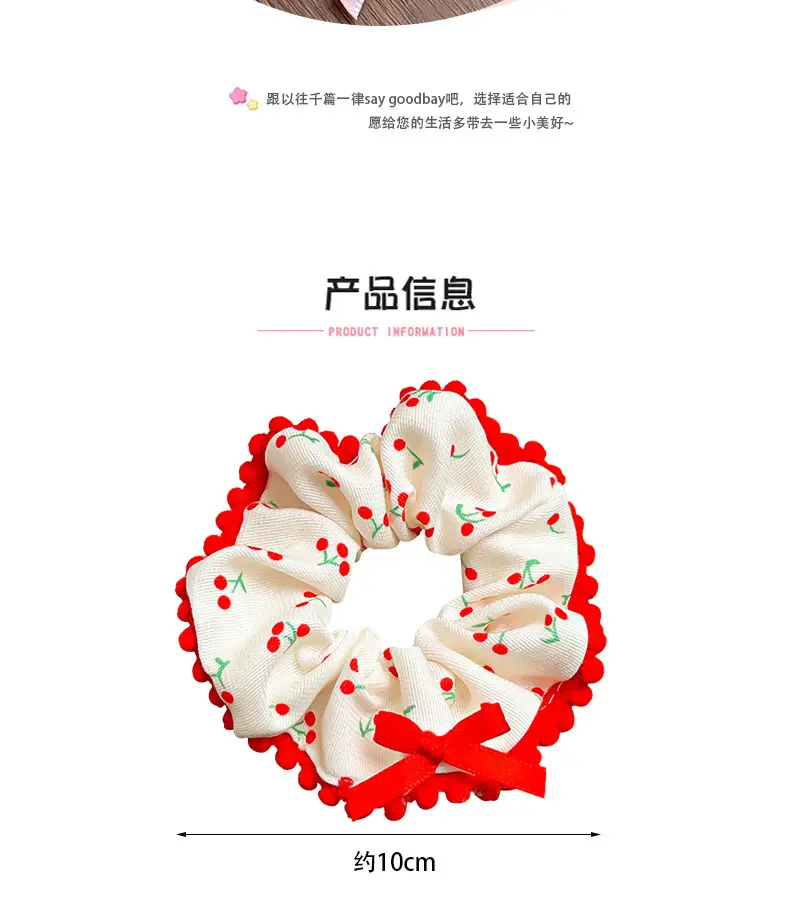 Sweet Bear Hair Loop for Girls Cute Bow Pony Tail — feature 3