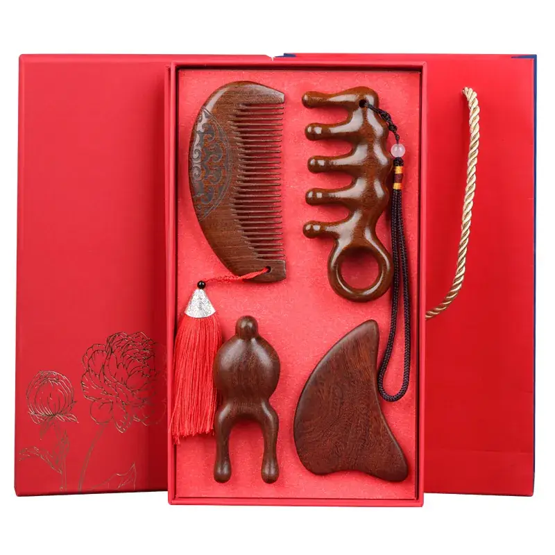 Wooden Hair Comb for Girls, 11.5cm Long, 1.6cm Thin - Image 15