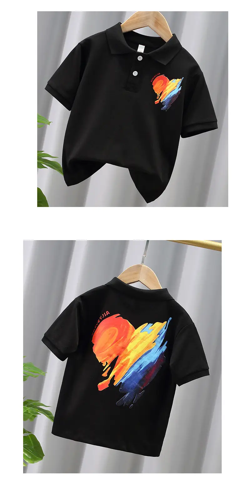 Boys Korean T-Shirt 2025 Summer Cotton Loose Fit — feature 6