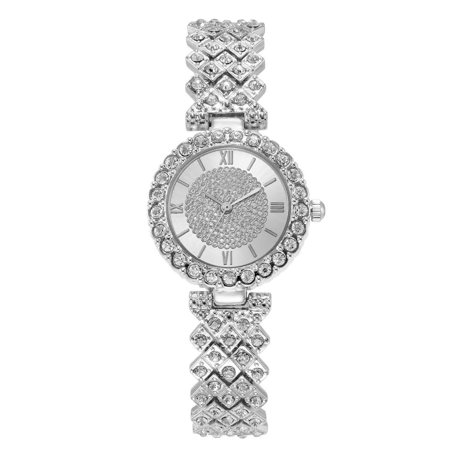 Women's Gold Diamond Watch with Elegant Bracelet - Image 11