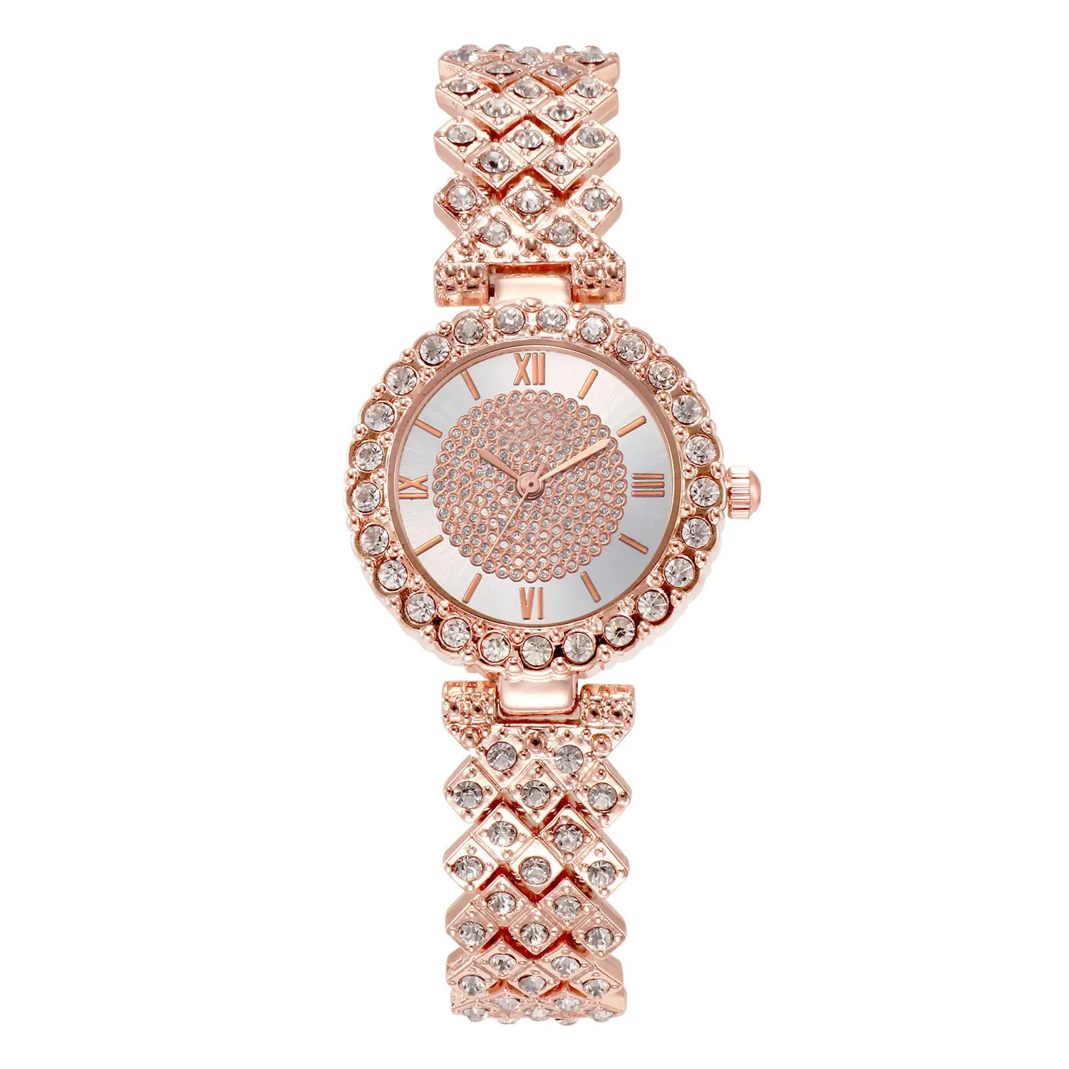Women's Gold Diamond Watch with Elegant Bracelet — feature 5