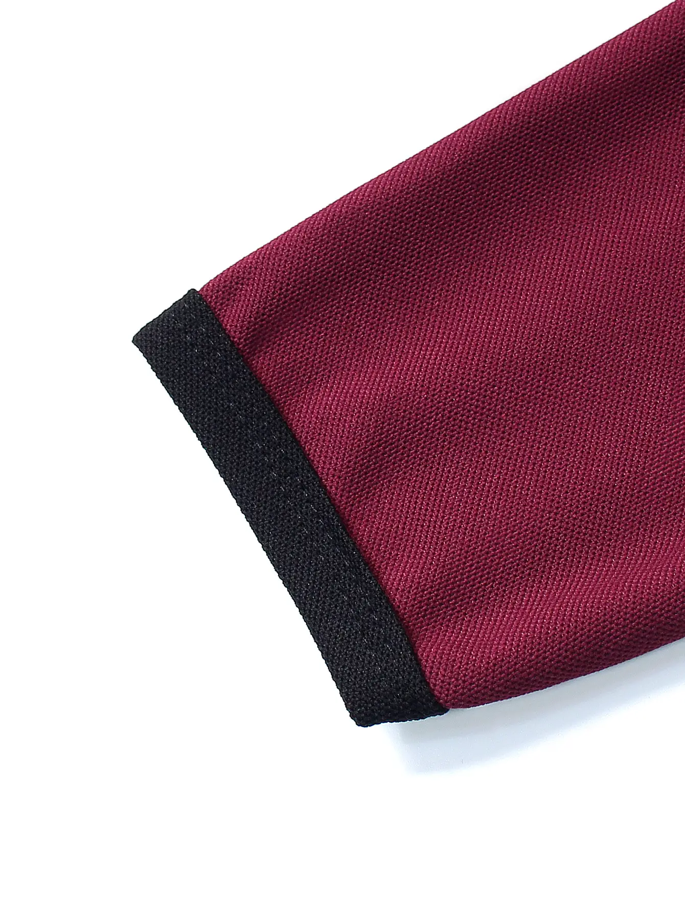 Men's Black Polo T-Shirt Long Sleeve Spring Summer — feature 30