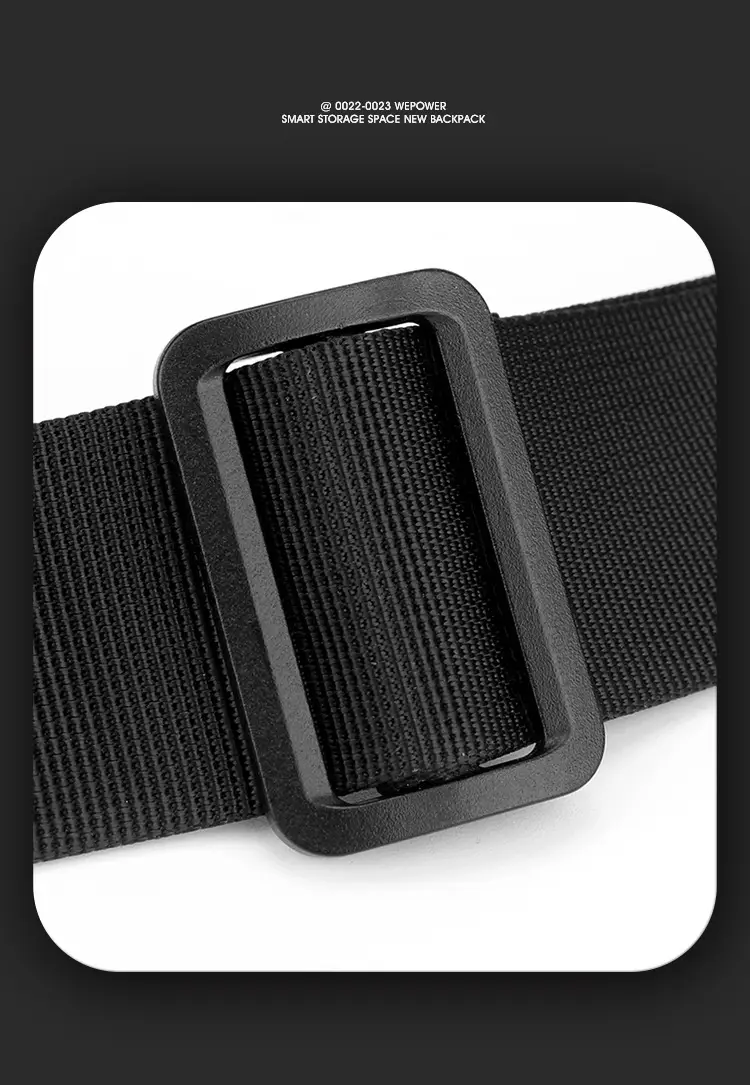 Men's Waterproof Crossbody Bag Large Business Style Black — feature 25