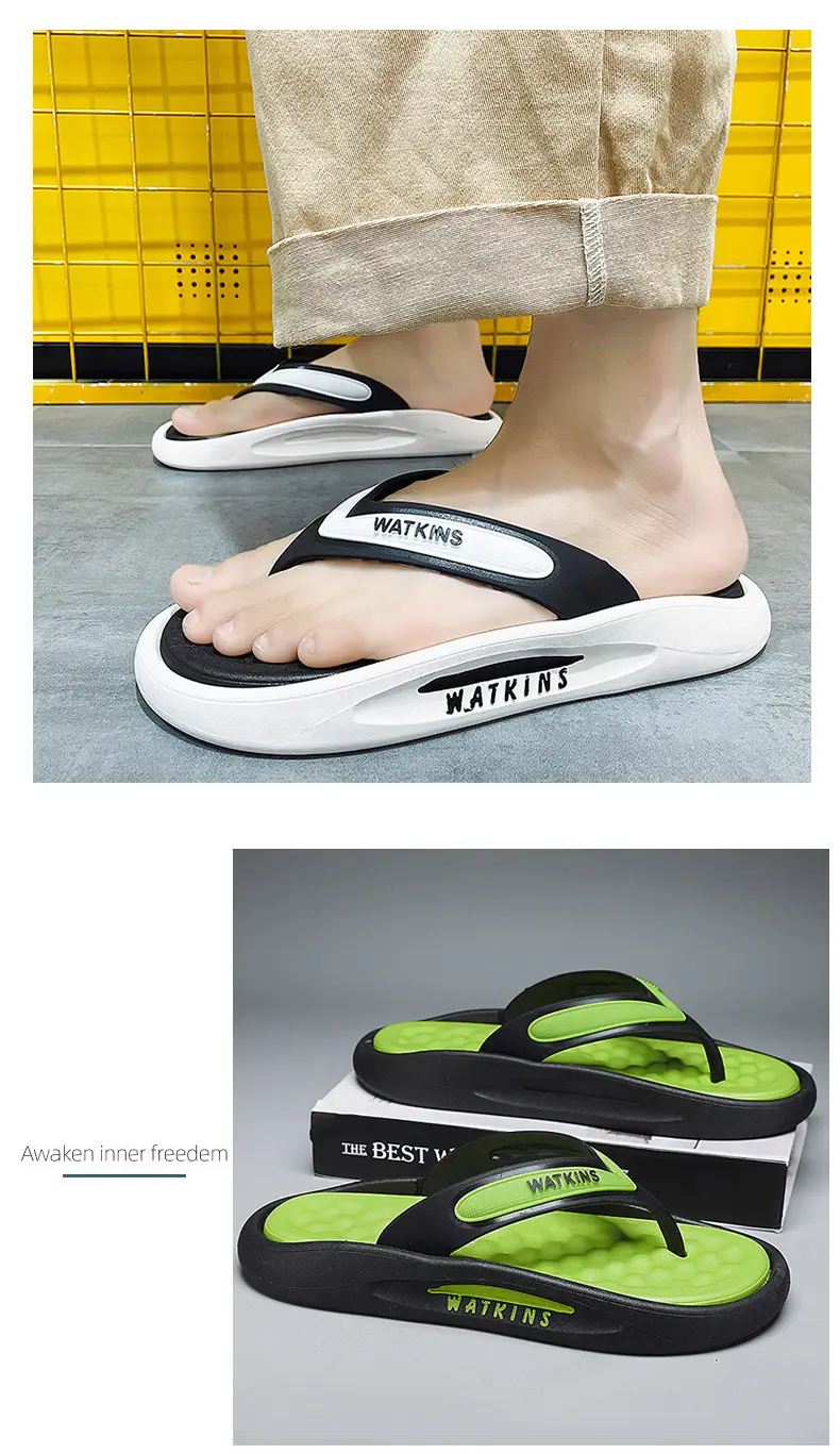Flip-Flops Men's Summer Outer Wear Non-Slip Sandals Outdoor Casual Clip Sandals Trendy Shit Slippers for Men — feature 13