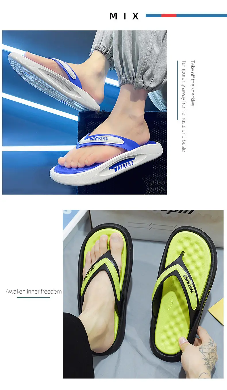 Flip-Flops Men's Summer Outer Wear Non-Slip Sandals Outdoor Casual Clip Sandals Trendy Shit Slippers for Men — feature 4