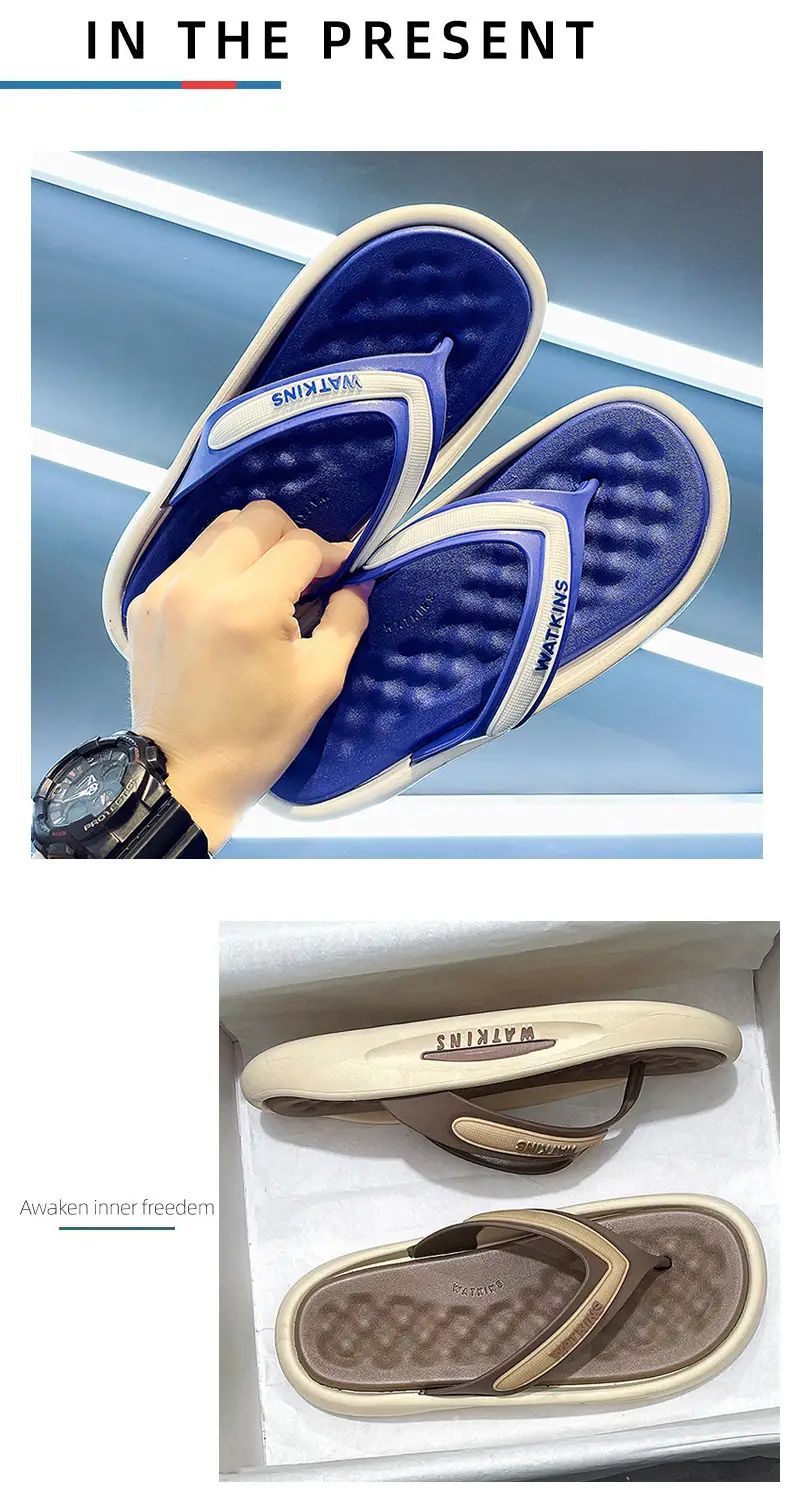 Flip-Flops Men's Summer Outer Wear Non-Slip Sandals Outdoor Casual Clip Sandals Trendy Shit Slippers for Men — feature 5
