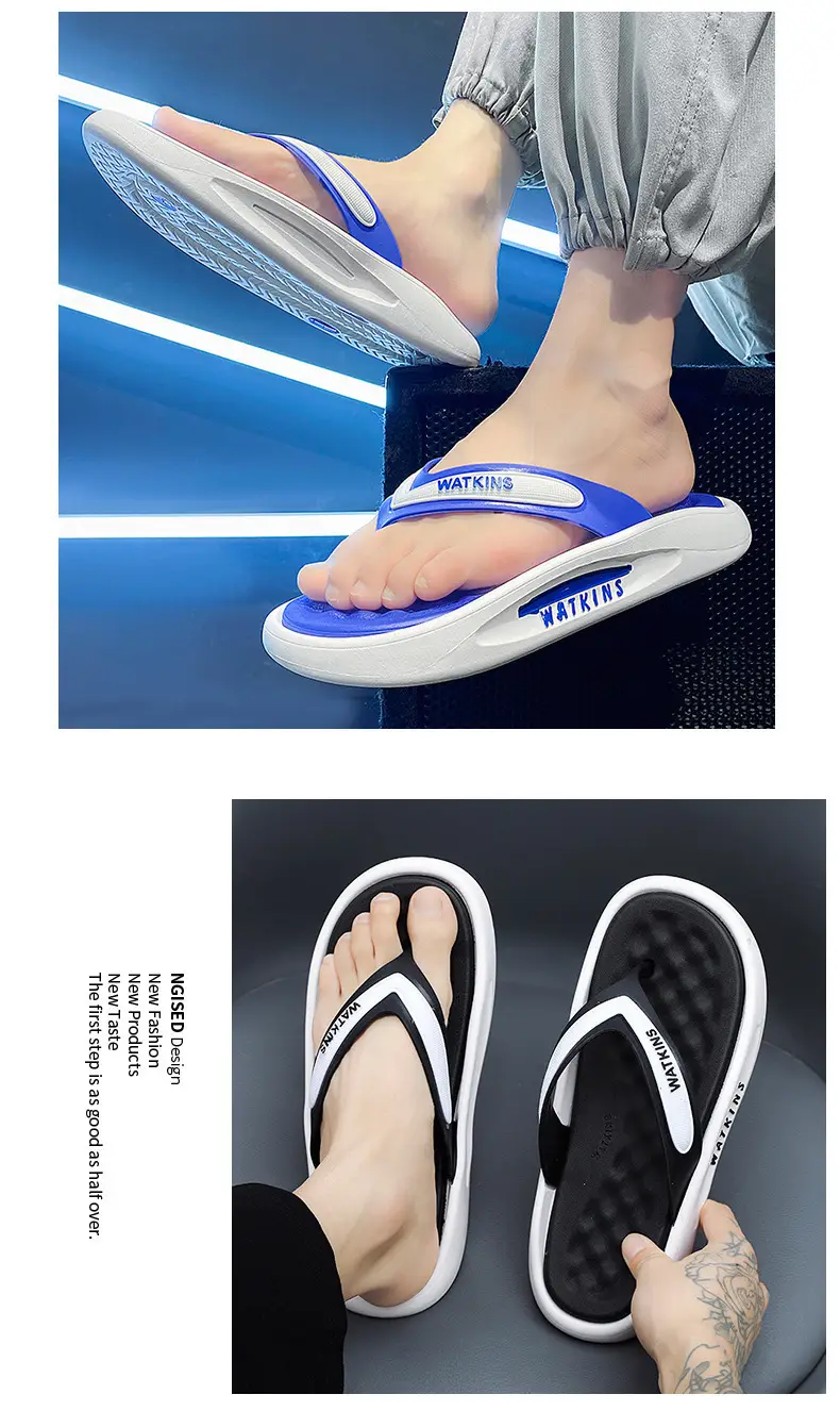 Flip-Flops Men's Summer Outer Wear Non-Slip Sandals Outdoor Casual Clip Sandals Trendy Shit Slippers for Men — feature 6