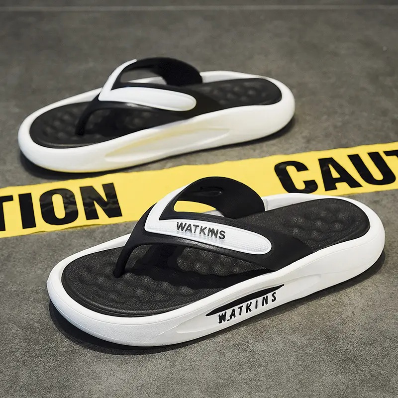 Flip-Flops Men's Summer Outer Wear Non-Slip Sandals Outdoor Casual Clip Sandals Trendy Shit Slippers for Men - Image 2