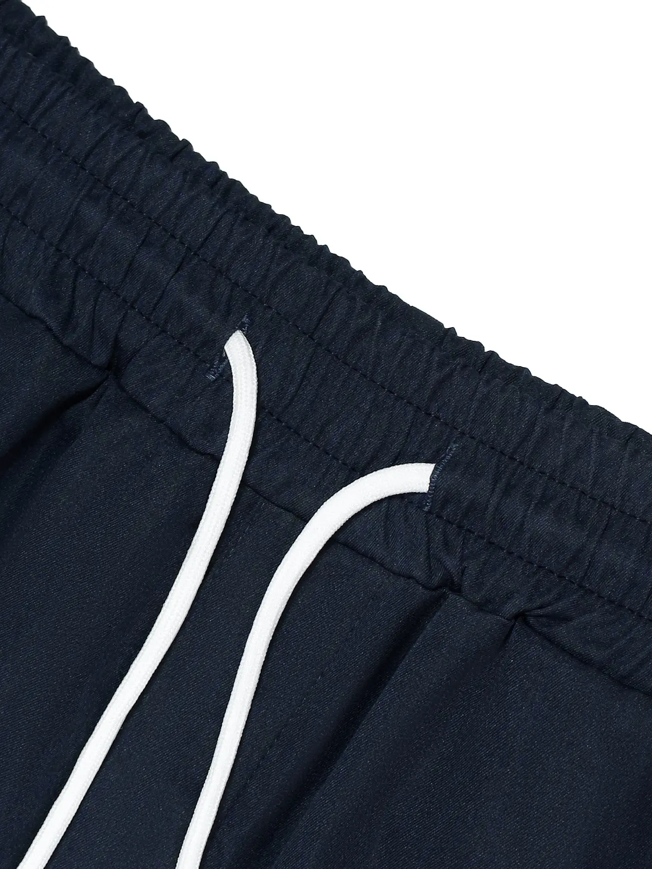 Men Navy Striped Sports Shorts 2024 Summer — feature 10