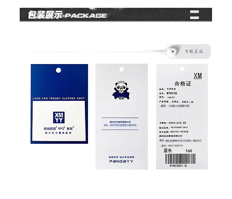 Panda Yuan Yuan Boys Cotton T-Shirt Blue White Gradient — feature 61