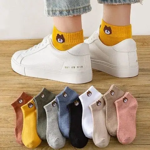 Support Dropshipping Socks for Men, Low-Cut Pure Color Boat Socks, Sweat-Absorbent and Breathable Sports Socks for Male Students, Black and White Gray