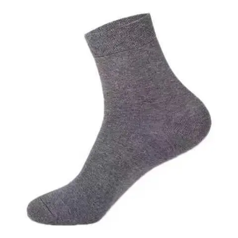 Support Dropshipping Socks for Men, Low-Cut Pure Color Boat Socks, Sweat-Absorbent and Breathable Sports Socks for Male Students, Black and White Gray