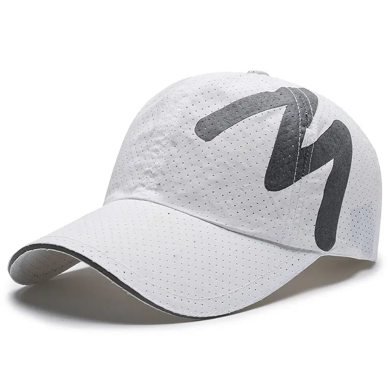 Men & Women Reflective Printed Mesh Baseball Caps - Image 2