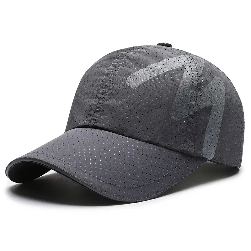Men & Women Reflective Printed Mesh Baseball Caps - Image 5