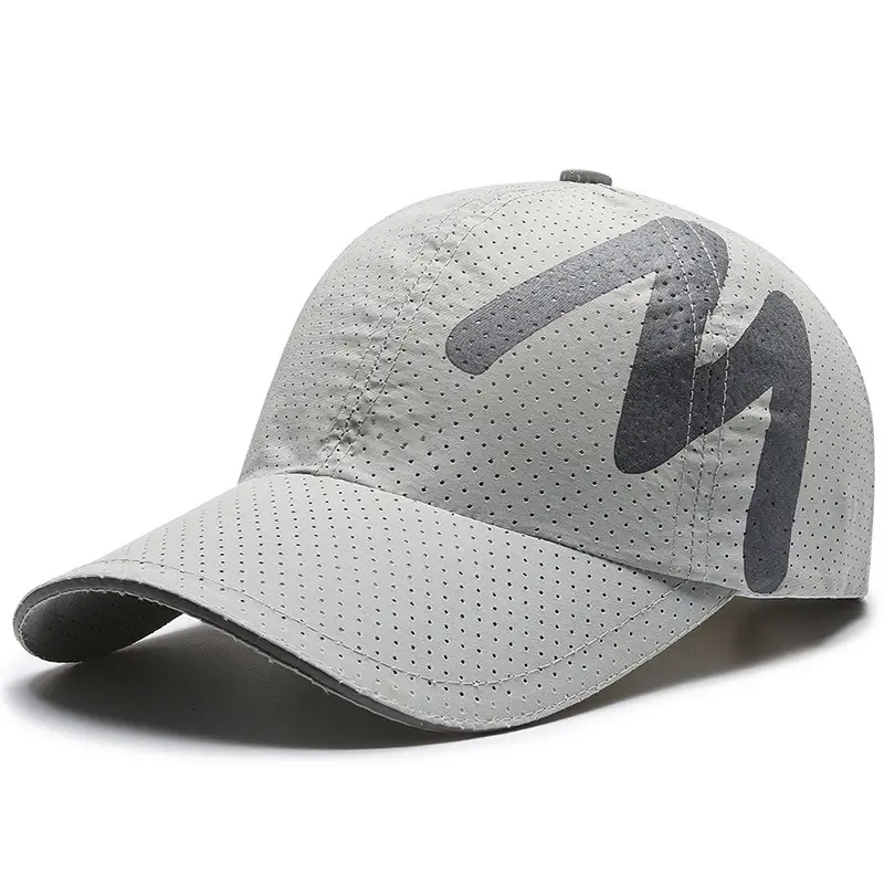 Men & Women Reflective Printed Mesh Baseball Caps - Image 6