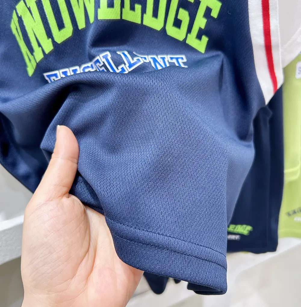 Children's Boys Shorts Set Blue Green Summer Shorts — feature 7