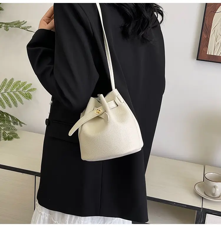 Black K-Style Bucket Bag for Women — feature 22
