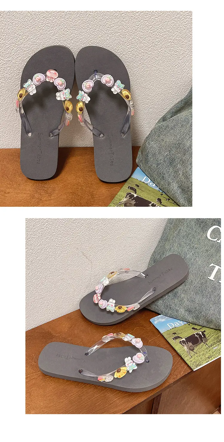 2024 Cartoon Flip-Flops Women Soft Soled Summer — feature 15