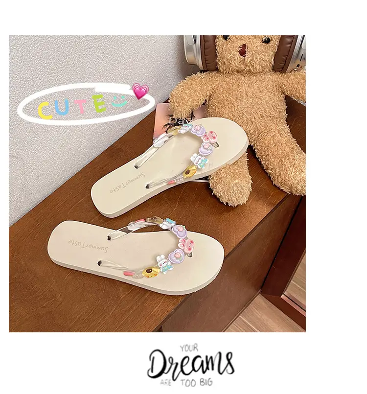 2024 Cartoon Flip-Flops Women Soft Soled Summer — feature 17