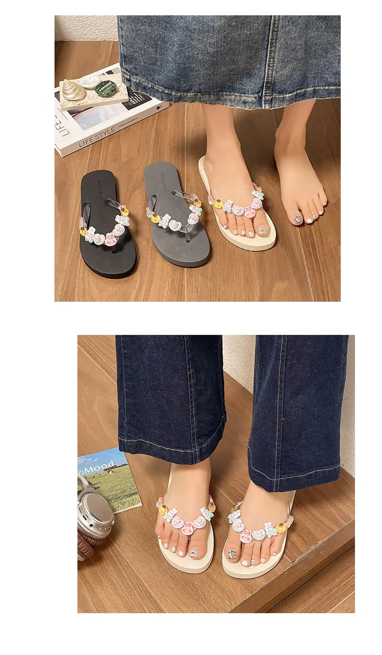 2024 Cartoon Flip-Flops Women Soft Soled Summer — feature 5