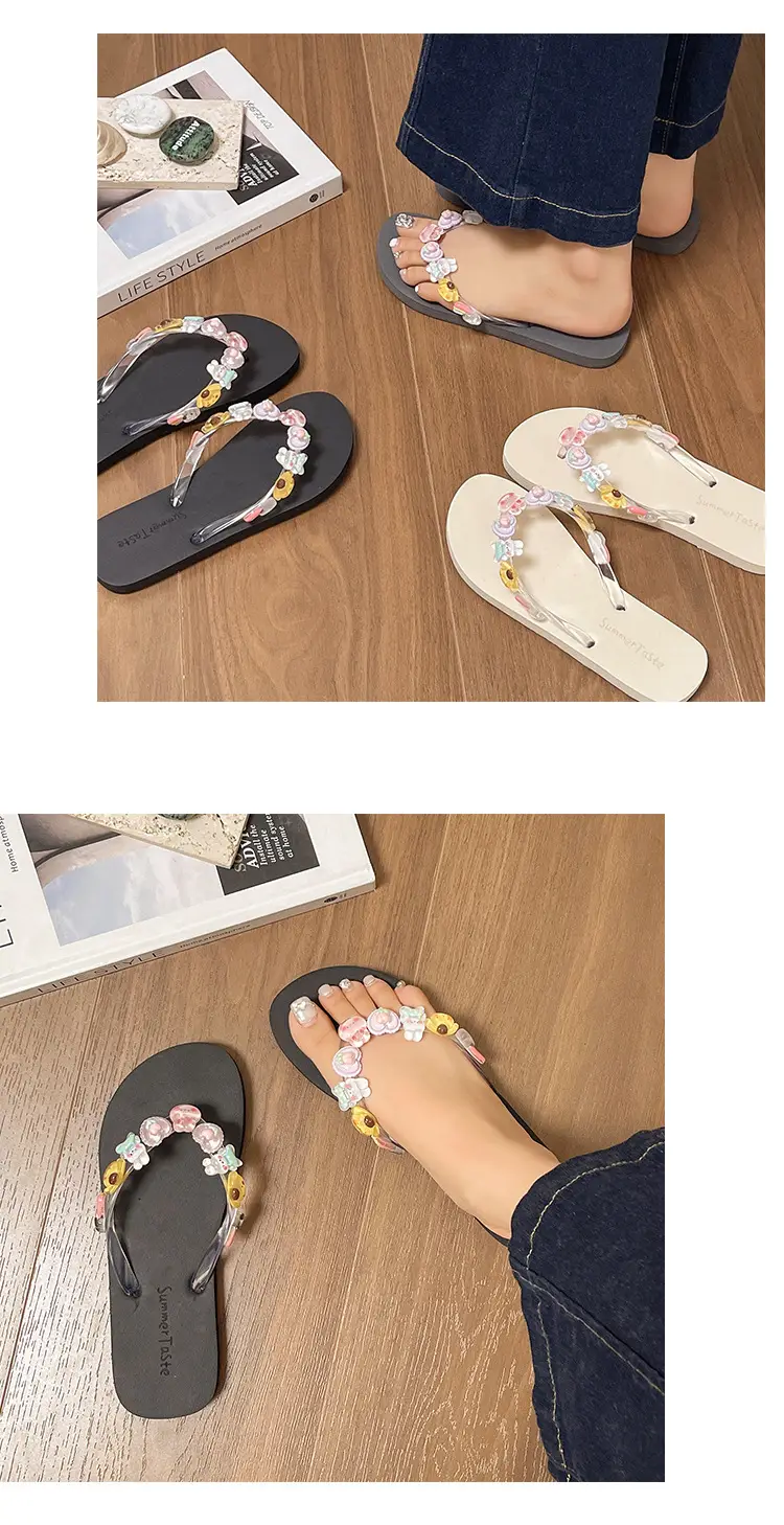 2024 Cartoon Flip-Flops Women Soft Soled Summer — feature 9