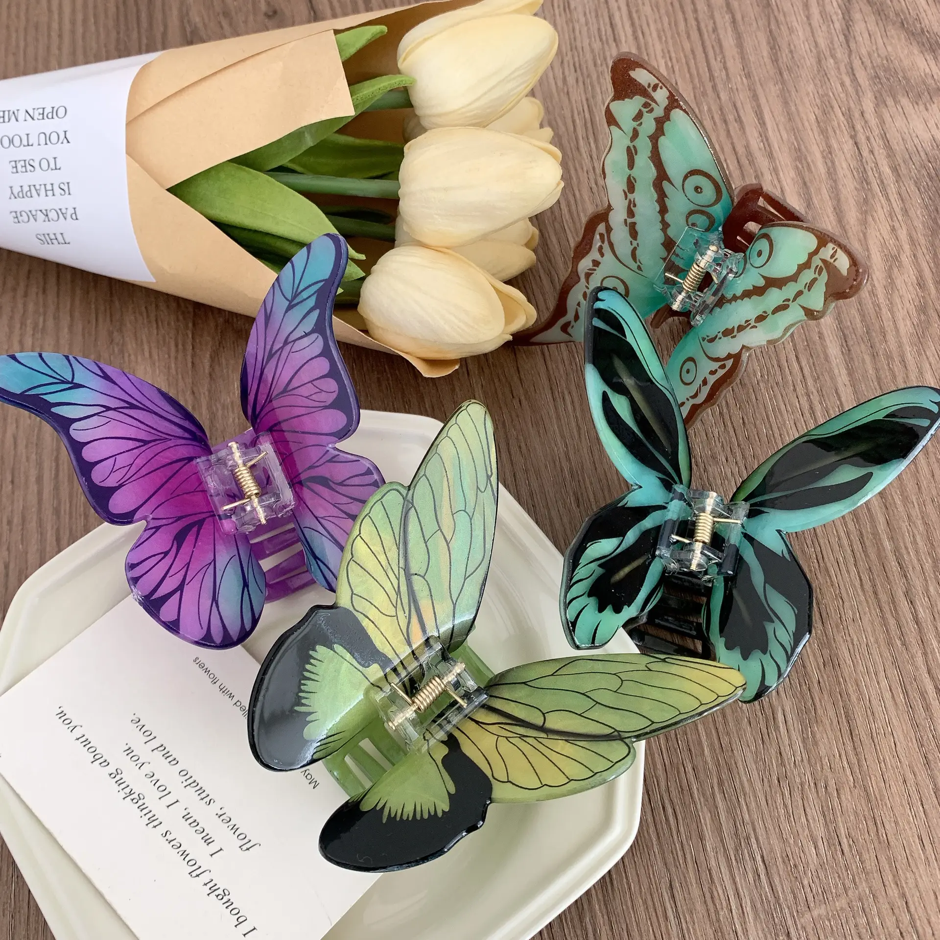 Purple Butterfly Hair Clip for Girls — feature 10