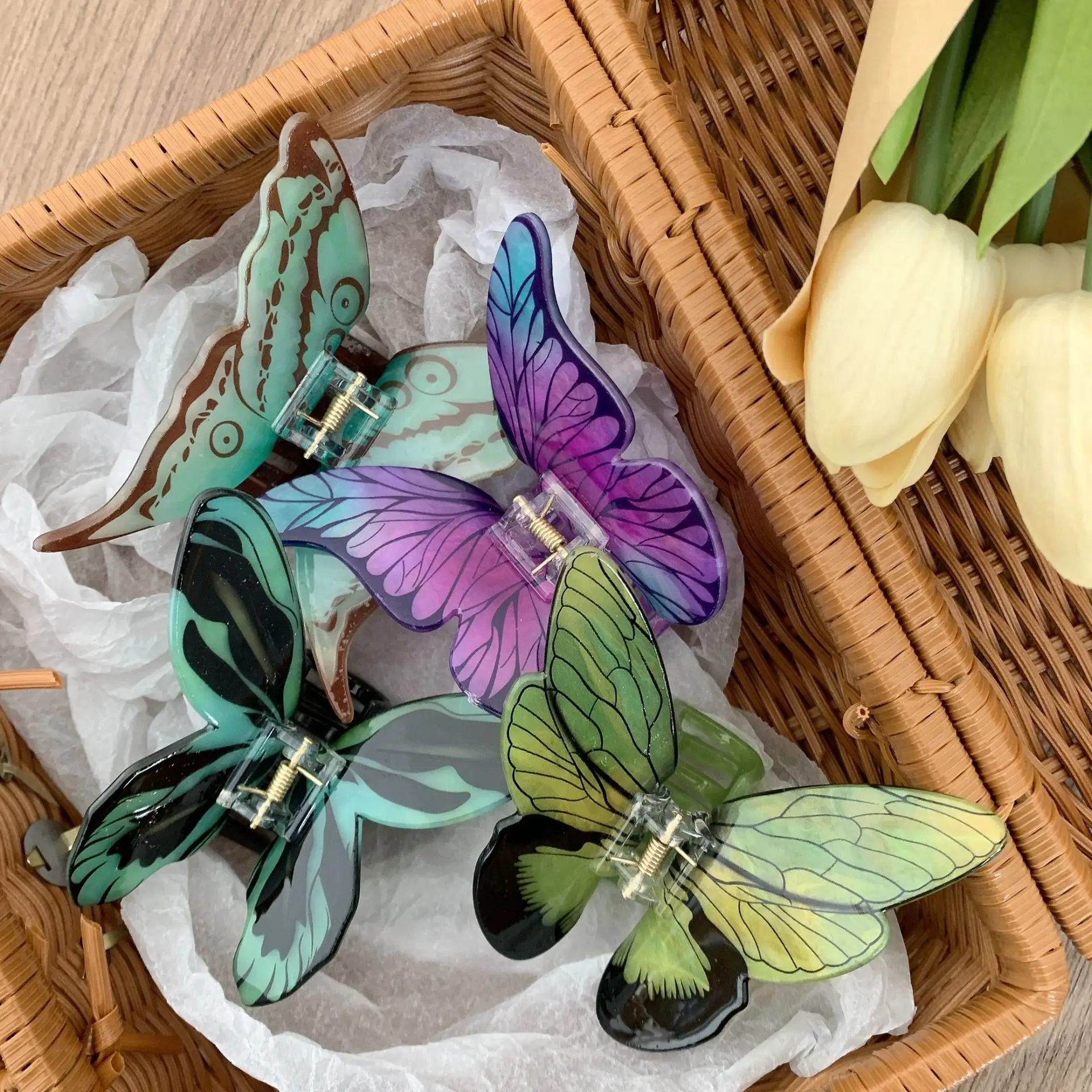 Purple Butterfly Hair Clip for Girls — feature 12