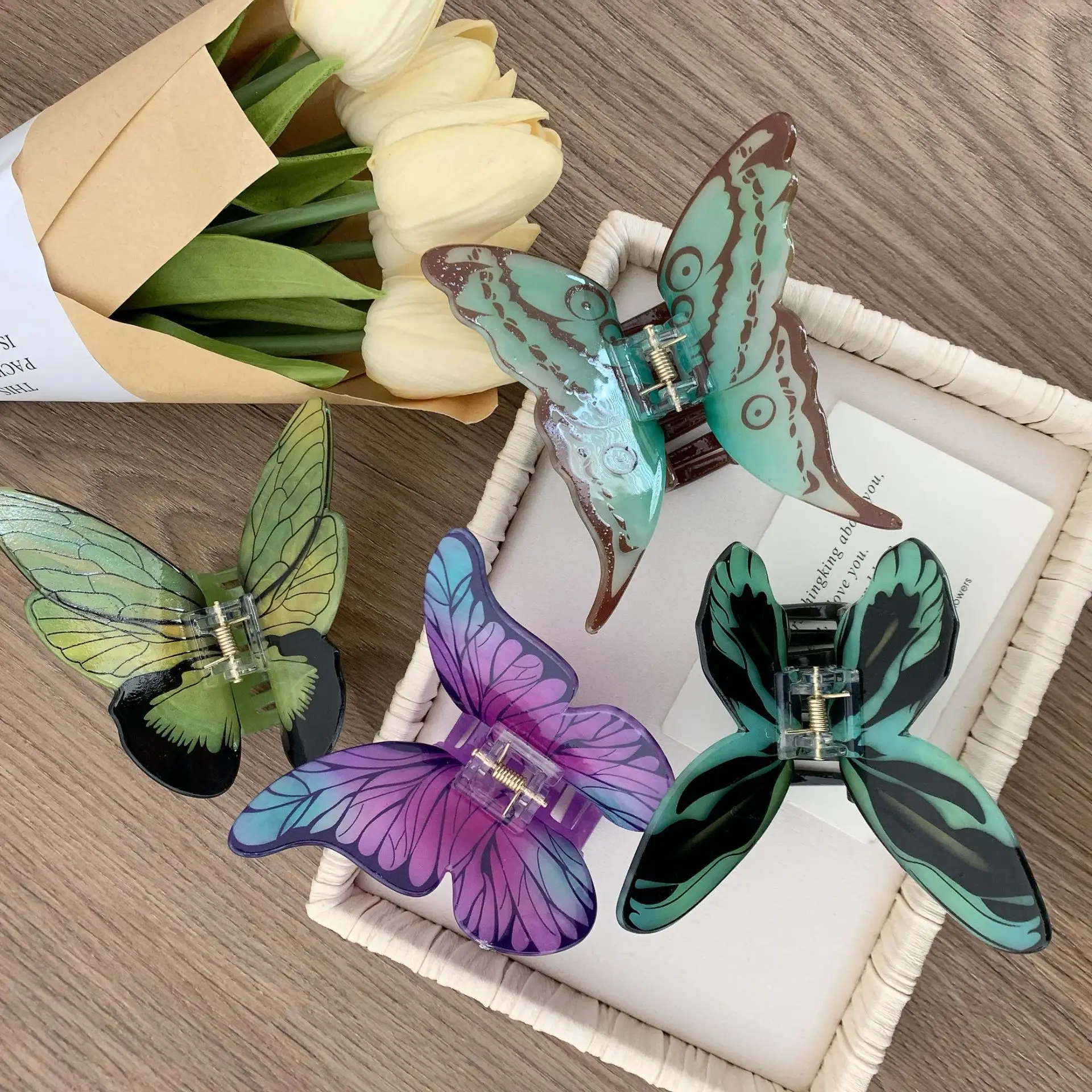 Purple Butterfly Hair Clip for Girls — feature 13