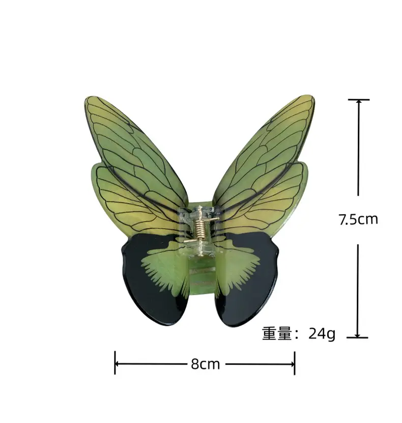 Purple Butterfly Hair Clip for Girls — feature 3