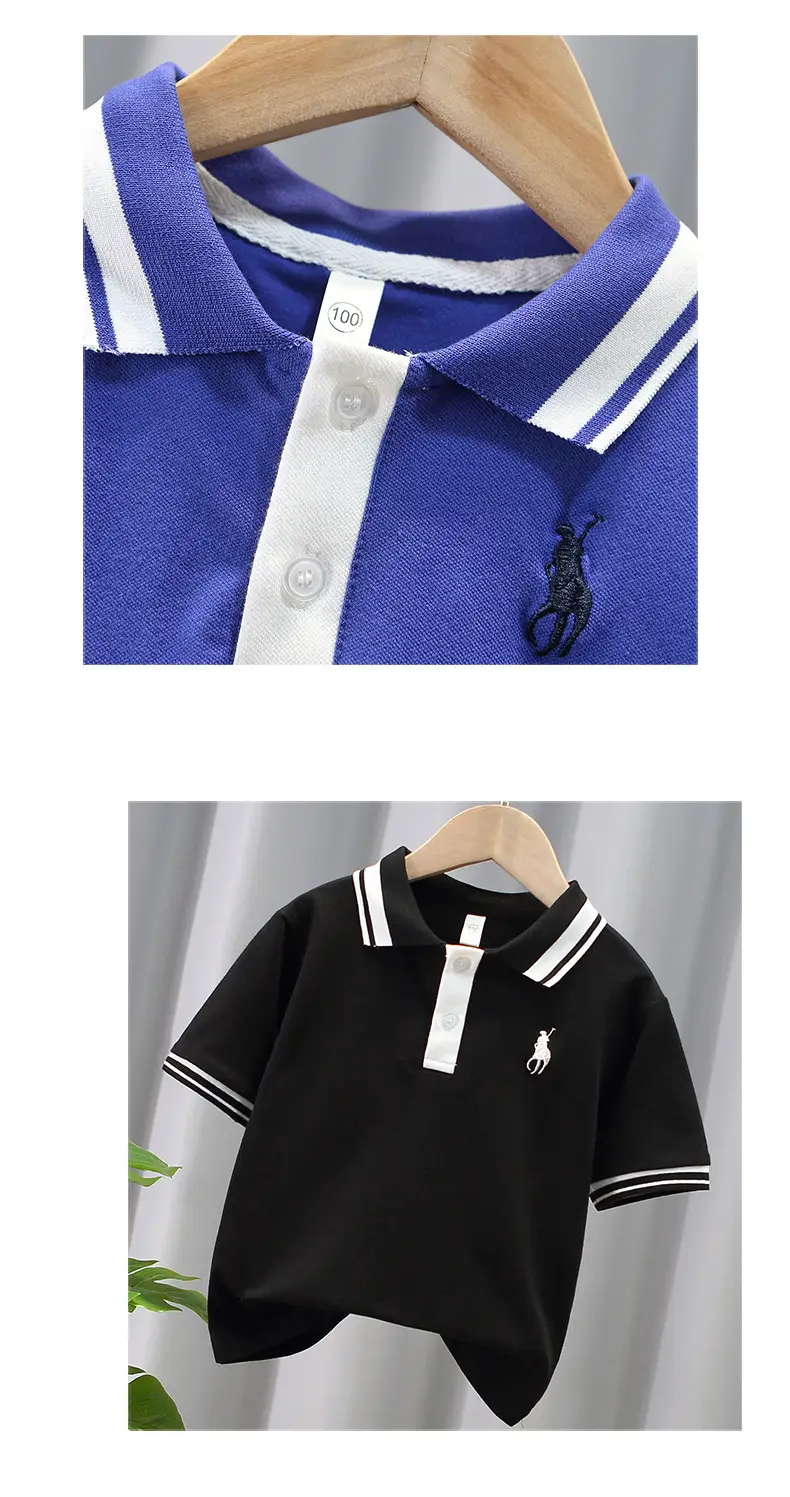 Boys Green Polo T-Shirt Short Sleeve 2025 — feature 12
