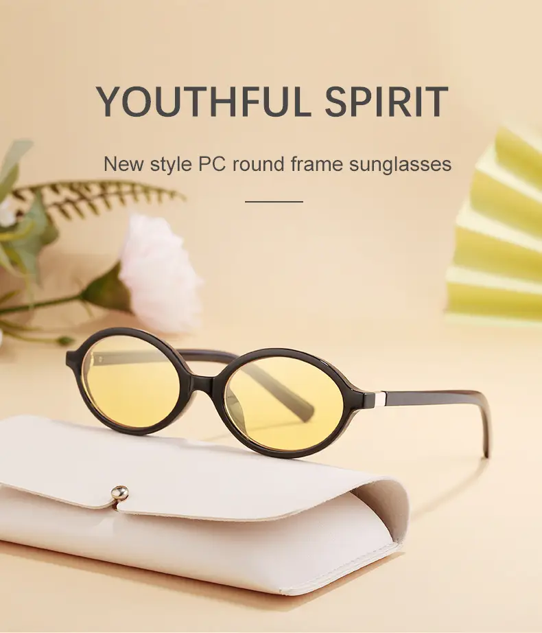 Women Oval Sunglasses Retro Cross Border Sun Protection — feature 17