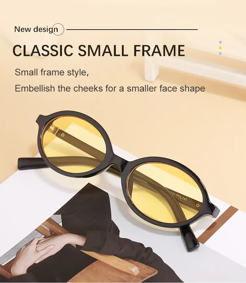 Women Oval Sunglasses Retro Cross Border Sun Protection — feature 18