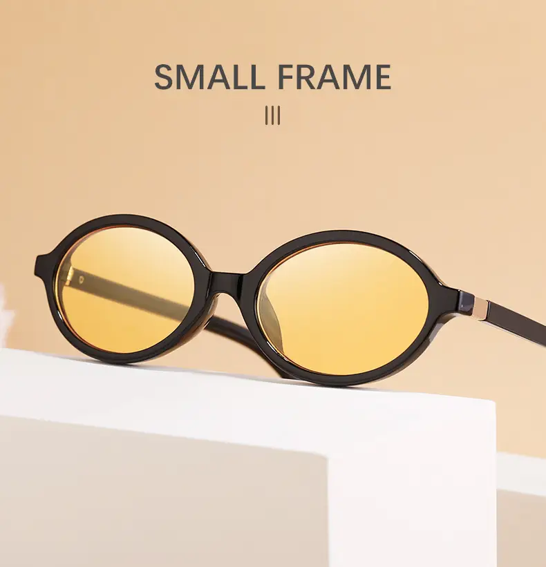 Women Oval Sunglasses Retro Cross Border Sun Protection — feature 21